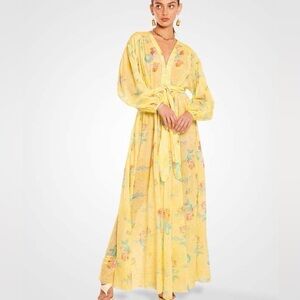 FORTE FORTE long sleeve voile silk mermaid print